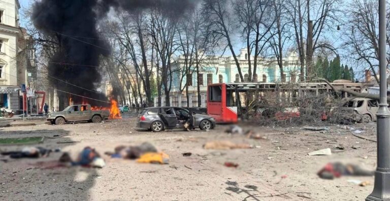 У мережі показали кадри з церкви у Сумах під час російського удару