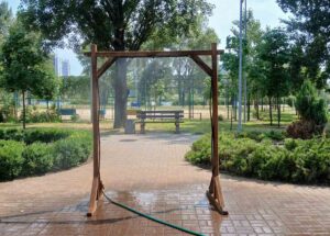 Новини Києва - У Києві запрацювали рамки-розпилювачі води