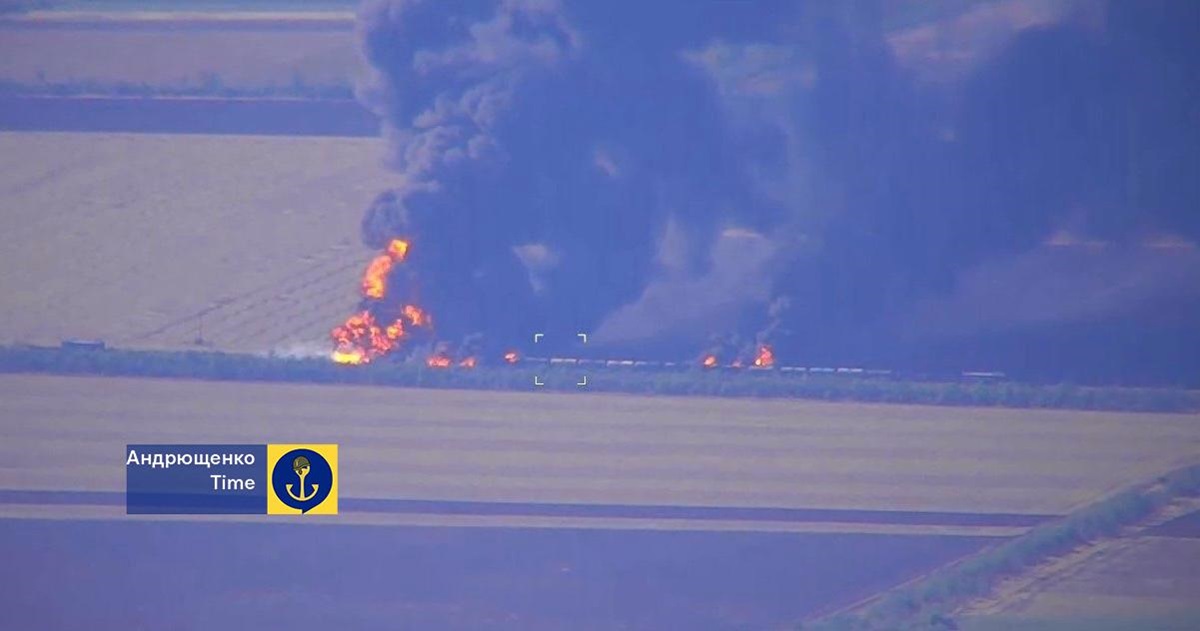 Новини України - ЗСУ розтрощили російський потяг з пальним
