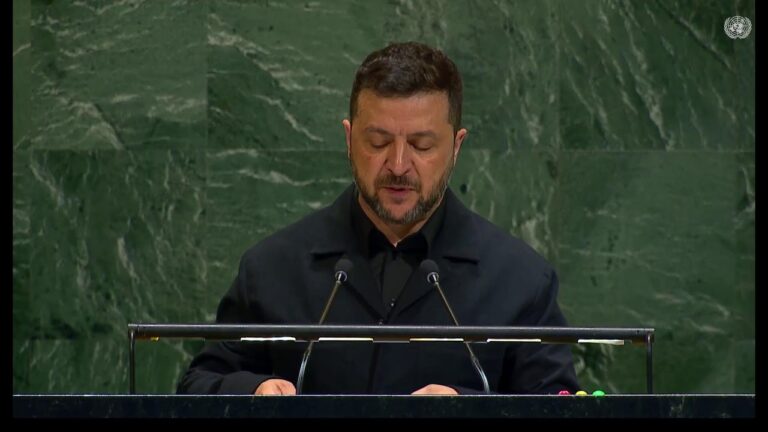 Виступ Володимира Зеленського під час загальних дебатів Генеральної Асамблеї ООН