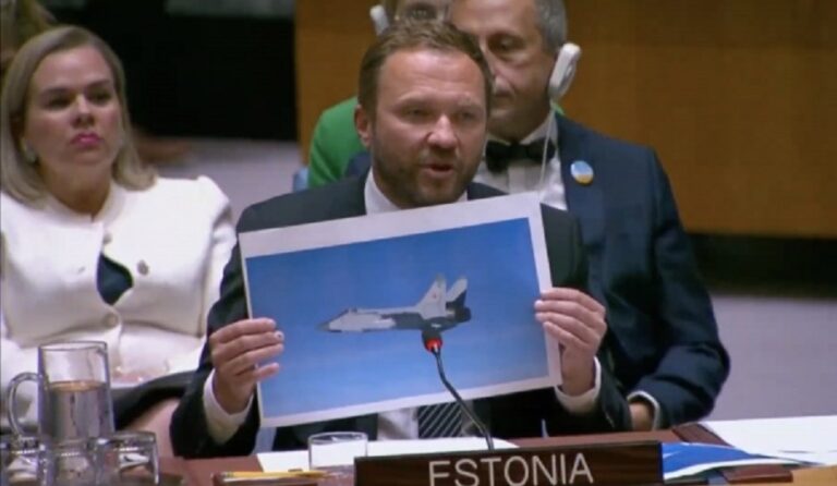 Естонія в ООН показала, як збрехали росіяни