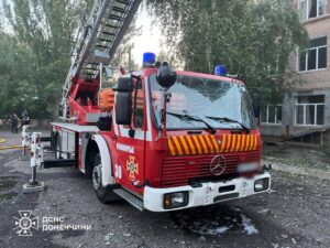 Новини України - Росіяни атакували рятувальників, які гасили пожежу в Краматорську