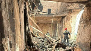 Новини Києва - Свириденко показала руйнування у будівлі Кабміну