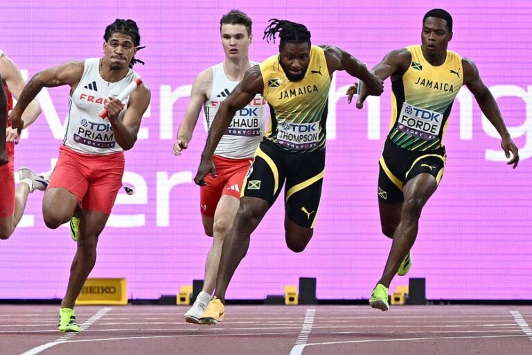 Ямайці сплохували на ЧС з легкої атлетики, не добігши до кінця забігу