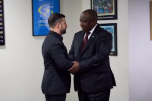 Новини України - Зеленський зустрівся з президентом ПАР