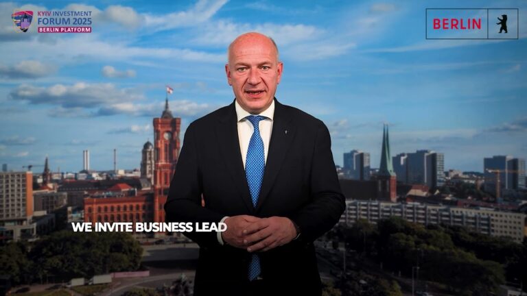 Інвестиційний форум міста Києва – 2025 у Берліні прийматиме лідерів, які сприяють зміцненню Європи