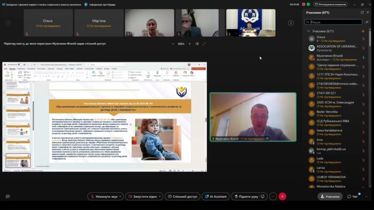 Віталій Музиченко презентував пілотні проєкти Фонду соціального захисту осіб з інвалідністю