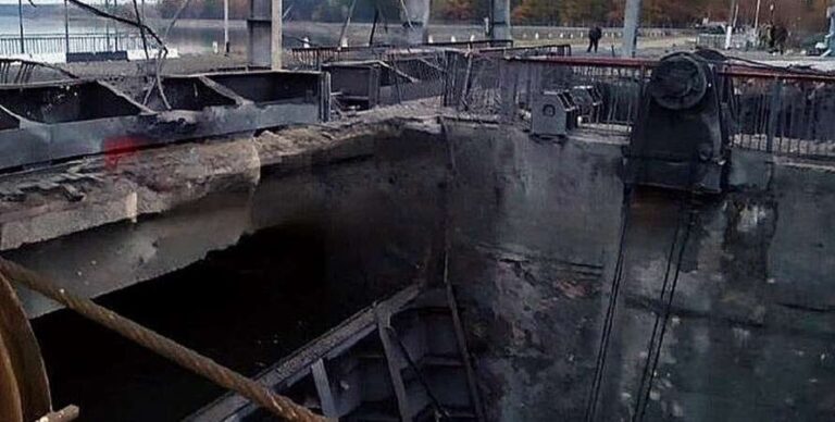 Наслідки ударів по Бєлгородській дамбі видно з космосу