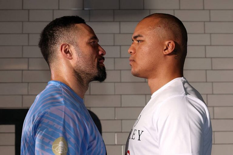 Після відкритого тренування Паркер і Вордлі провели дуель поглядів