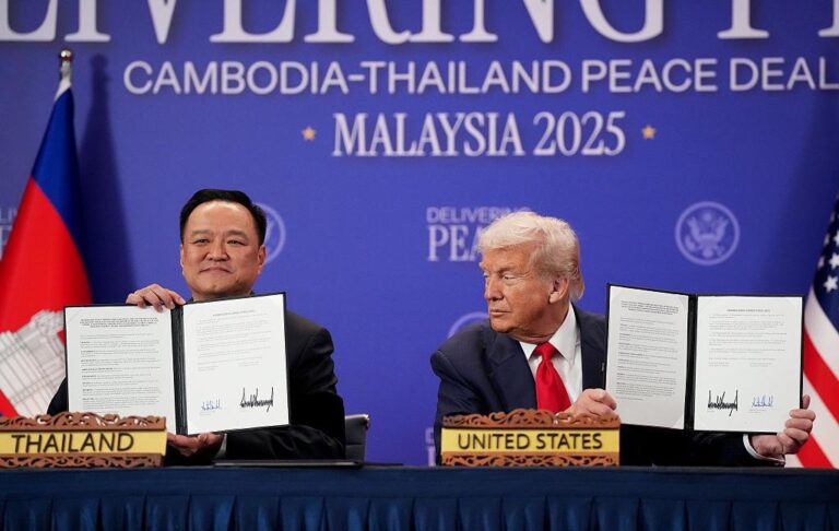 Таїланд і Камбоджа підписали мирну угоду в присутності Трампа