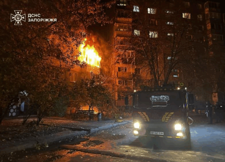 У Запоріжжі через обстріл постраждали 13 людей