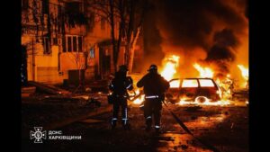 Харків: 32 постраждалих, пожежі та руйнування після нічного удару БпЛА