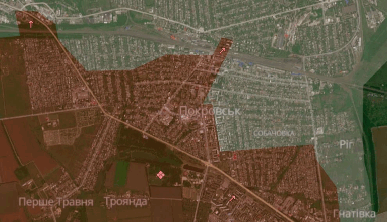 DeepState заявив про просування РФ у Покровську