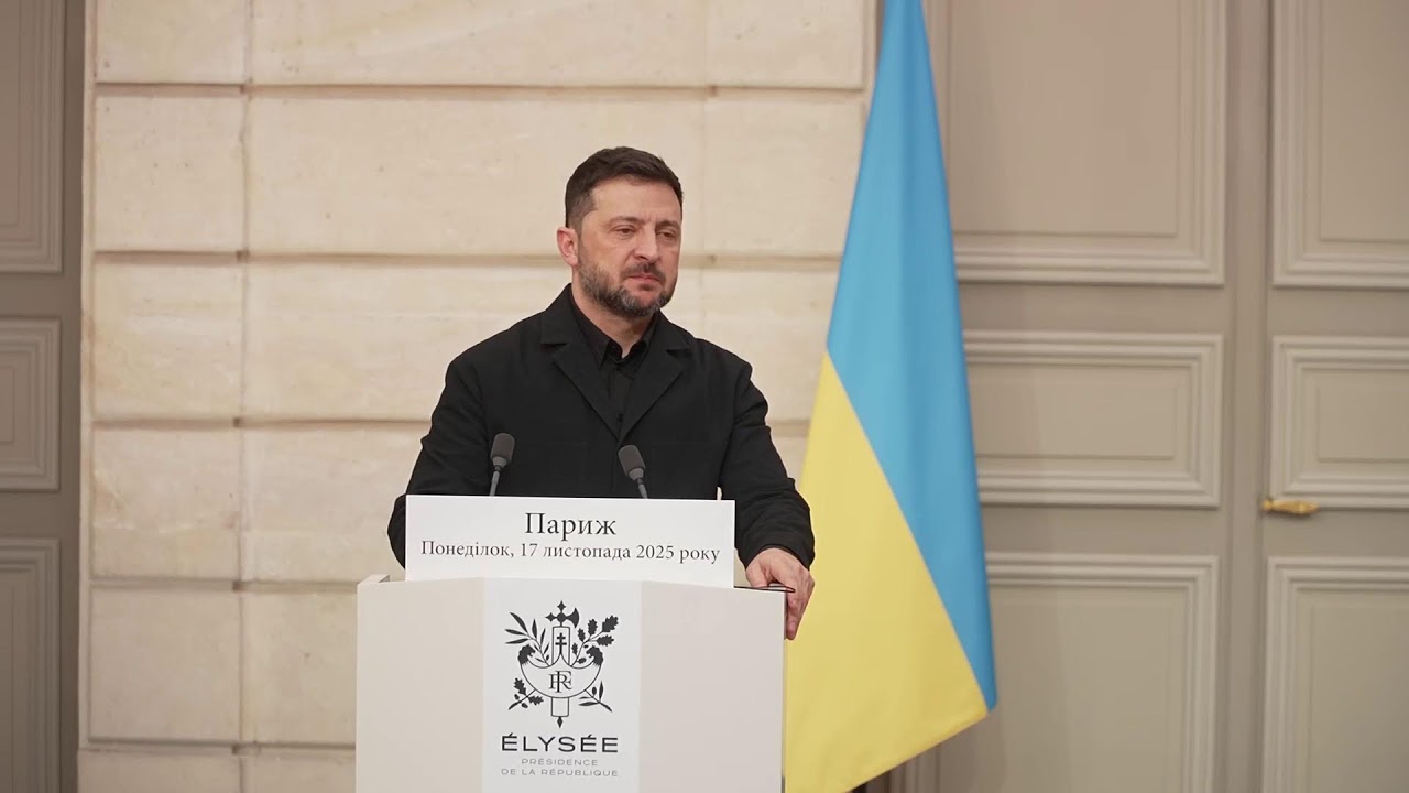 Спілкування з медіа Володимира Зеленського та Емманюеля Макрона