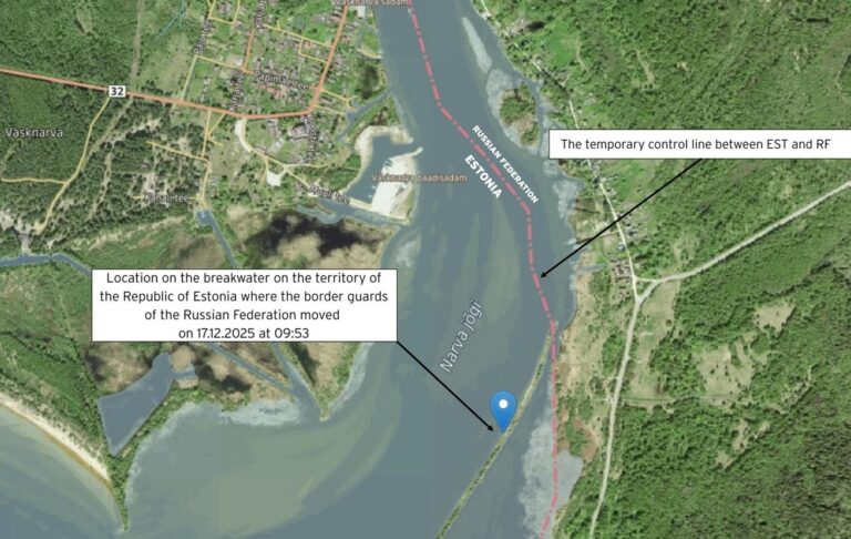 Російські прикордонники перетнули кордон Естонії