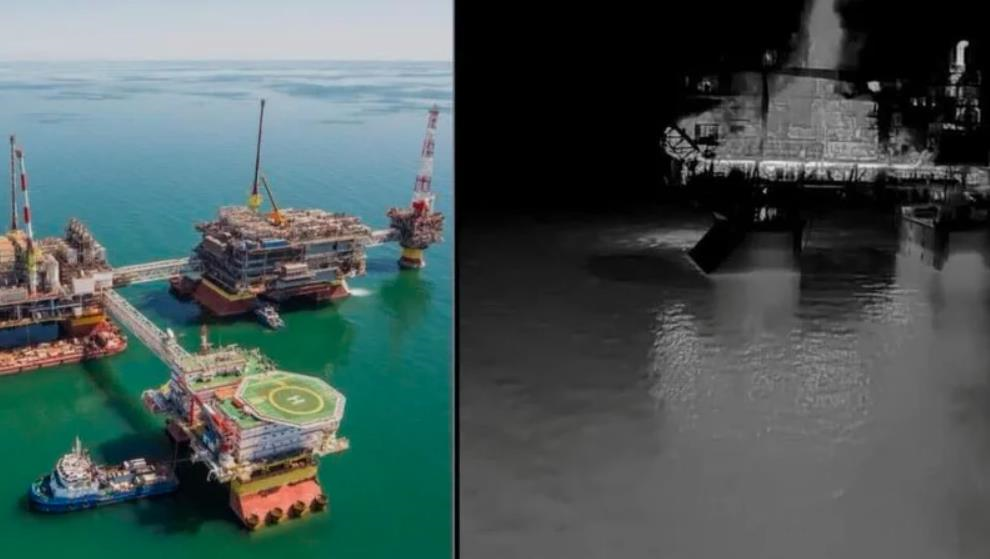 СБУ атакувала платформи РФ в Каспійському морі