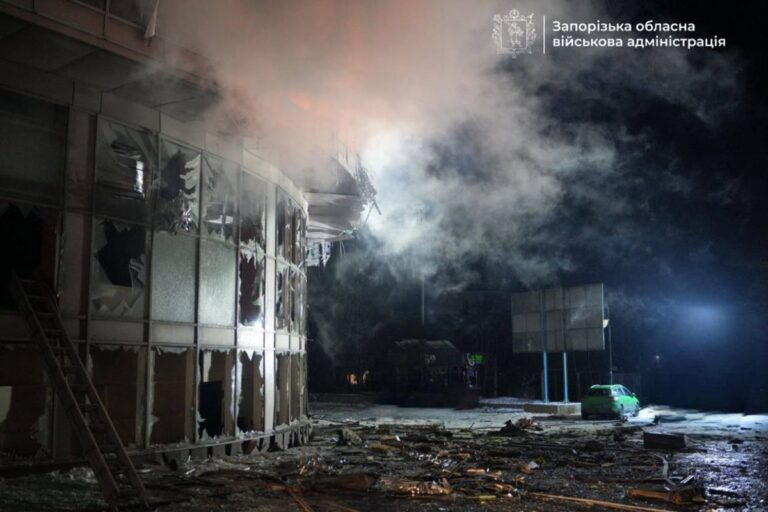 Атака на Запоріжжя: з&rsquo;явилися фото