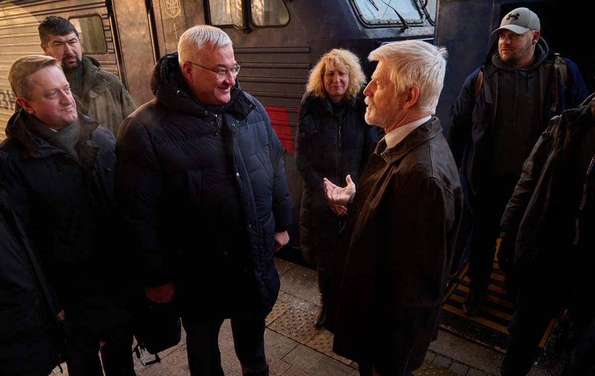 Президент Чехії прибув з візитом до Києва