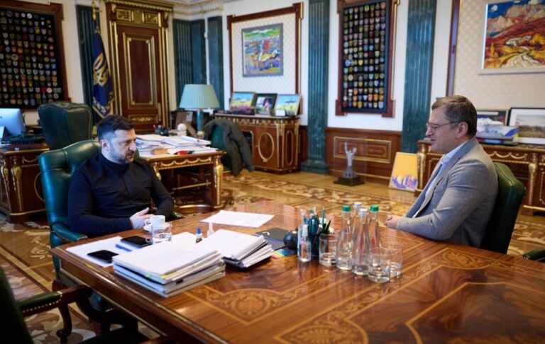 Зеленський зустрівся з ексголовою МЗС Кулебою