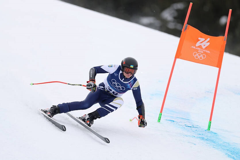 Супергігант Олімпіади-2026: українець показав передостанній результат