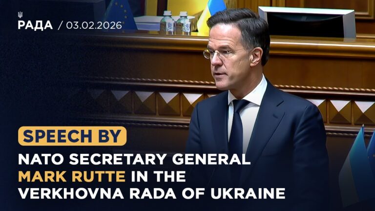 Speech by NATO Secretary General Mark Rutte in the Verkhovna Rada of Ukraine