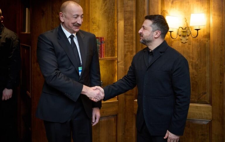 Зеленський зустрівся з президентом Азербайджану