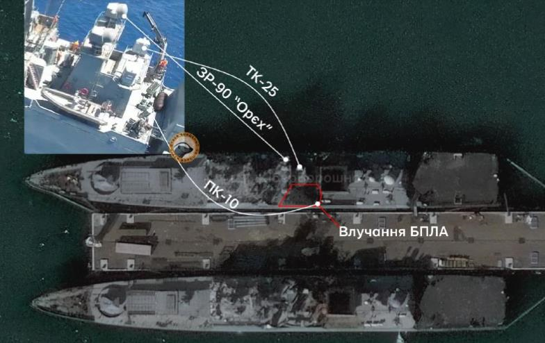Удар по Новоросійську: зʼявилися деталі ураження фрегата РФ Адмірал Ессен
