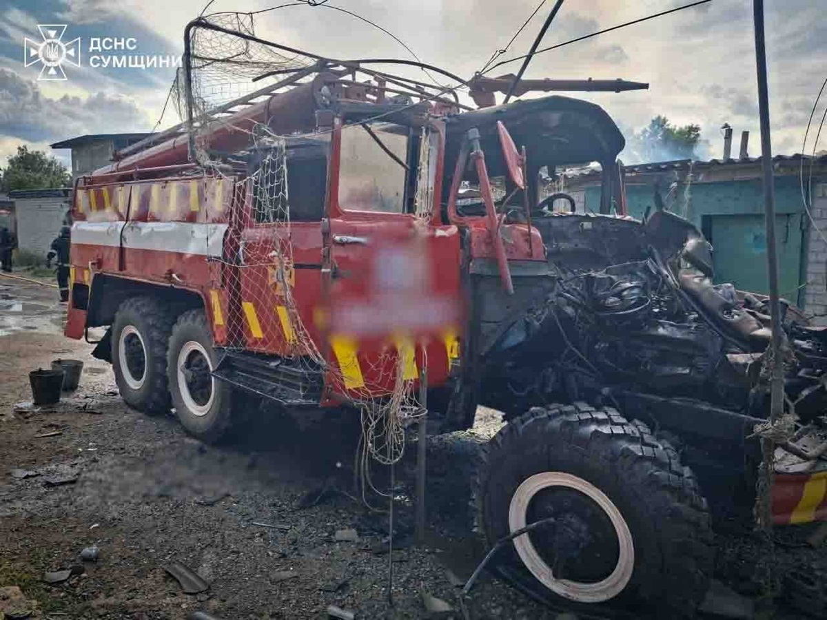 На Сумщині росіяни вдарили по рятувальниках